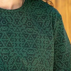 Men Seed Of Life - "Flower Of Life" T-shirt ➟ Green