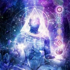 The Headspace Tapestries Cameron Gray - "Connected To Source" - 60' X 80' TAPESTRY