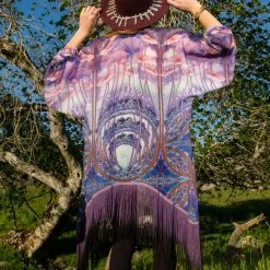 Warrior Within - Worlds Of Growth Kimono X Sweet Melis - Purple