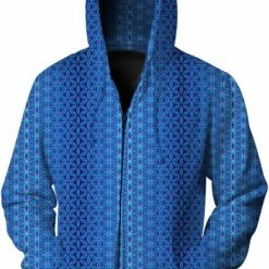 The Headspace PatternNerd - "FOL - Ice" - Zip Up Hoodie - Limited Edition Of 111 Men