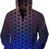 The Headspace PatternNerd - "FOL Purple / Blue Fade" - Zip Up Hoodie - Limited Edition Of 111