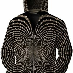 The Headspace Men PatternNerd - "Infinite Vortex" - Zip Up Hoodie - Limited Edition Of 111