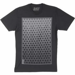 First Earth - Asanoha (Dark Gray & Silver) T-SHIRT
