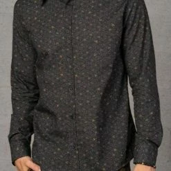Men Seed Of Life - "Beez" LS Premium Button Up