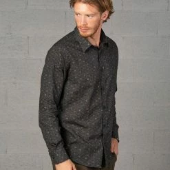 Men Seed Of Life - "Beez" LS Premium Button Up