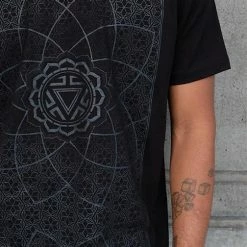 Rythmatix - VITALITY SHORT SLEEVE (BLACK ON BLACK) T-SHIRT Men