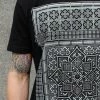 Rythmatix - GEOMETRIX (black/silver) T-SHIRT