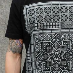 Rythmatix - GEOMETRIX (black/silver) T-SHIRT