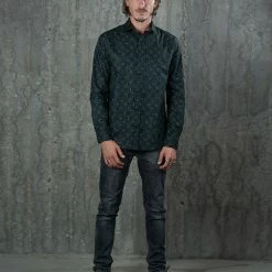 Seed Of Life - "Hexit" LS Premium Button Up Men 22 Seed Of Life -