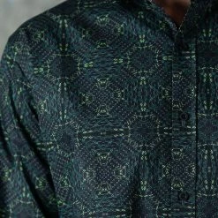 Seed Of Life - "Hexit" LS Premium Button Up Men