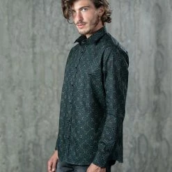 Seed Of Life - "Hexit" LS Premium Button Up Men 17 Seed Of Life -