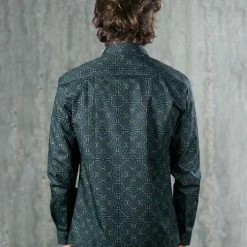 Seed Of Life - "Hexit" LS Premium Button Up Men 18 Seed Of Life -