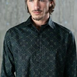 Seed Of Life - "Hexit" LS Premium Button Up Men 21 Seed Of Life -