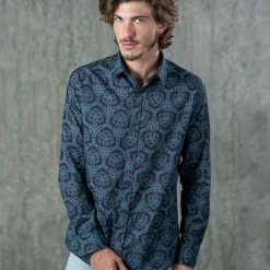 Men Seed Of Life - "Optisomex" LS Premium Button Up