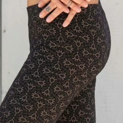 Seed Of Life - Hamsa Leggings - Black Women