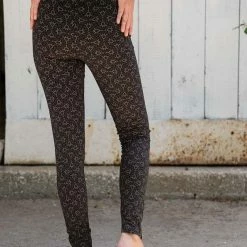 Seed Of Life - Hamsa Leggings - Black Women