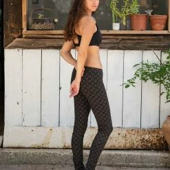 Seed Of Life - Hamsa Leggings - Black Women
