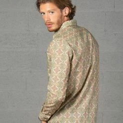 Seed Of Life - "Shipibo Kené" LS Premium Button Up Men 14 Seed Of Life -