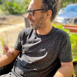 Seed Of Life - LSD Molecule T-shirt ➟ Black Men