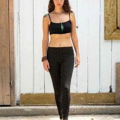 Women Seed Of Life - LSD Molecule Leggings - Black