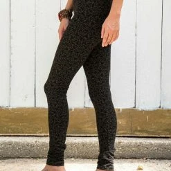 Women Seed Of Life - LSD Molecule Leggings - Black