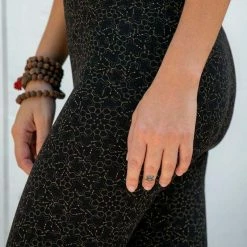 Women Seed Of Life - LSD Molecule Leggings - Black