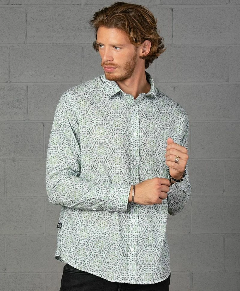 Seed Of Life - "Hempi" LS Premium Button Up Men 6 Seed Of Life - "Hempi" LS Premium Button Up Men