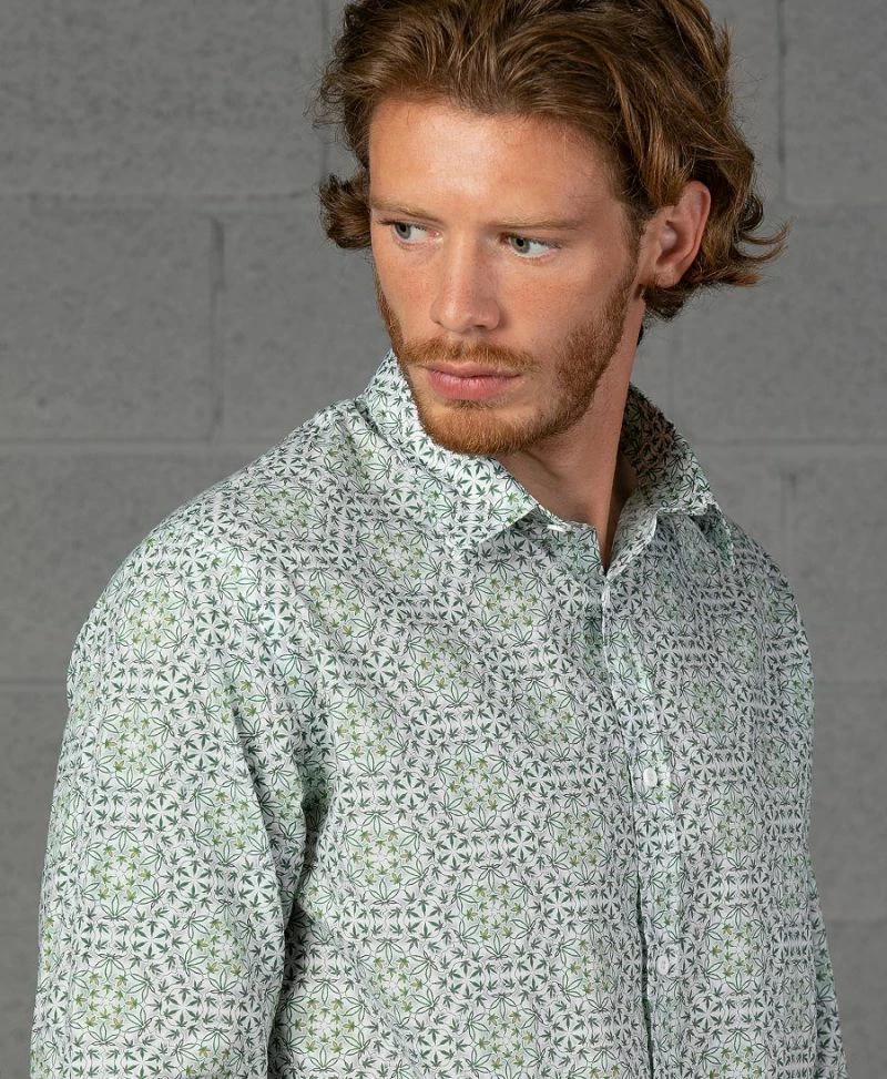 Seed Of Life - "Hempi" LS Premium Button Up Men 7 Seed Of Life - "Hempi" LS Premium Button Up Men