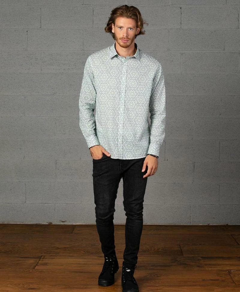Seed Of Life - "Hempi" LS Premium Button Up Men 8 Seed Of Life - "Hempi" LS Premium Button Up Men