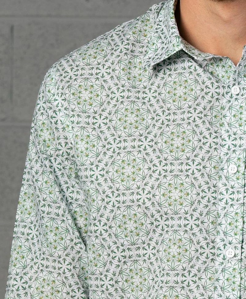 Seed Of Life - "Hempi" LS Premium Button Up Men 9 Seed Of Life - "Hempi" LS Premium Button Up Men