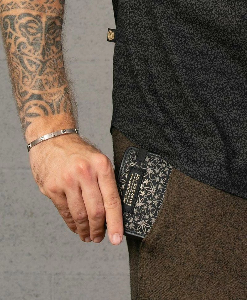 Men Seed Of Life - "Hempi" Wallet 8 Men Seed Of Life - "Hempi" Wallet