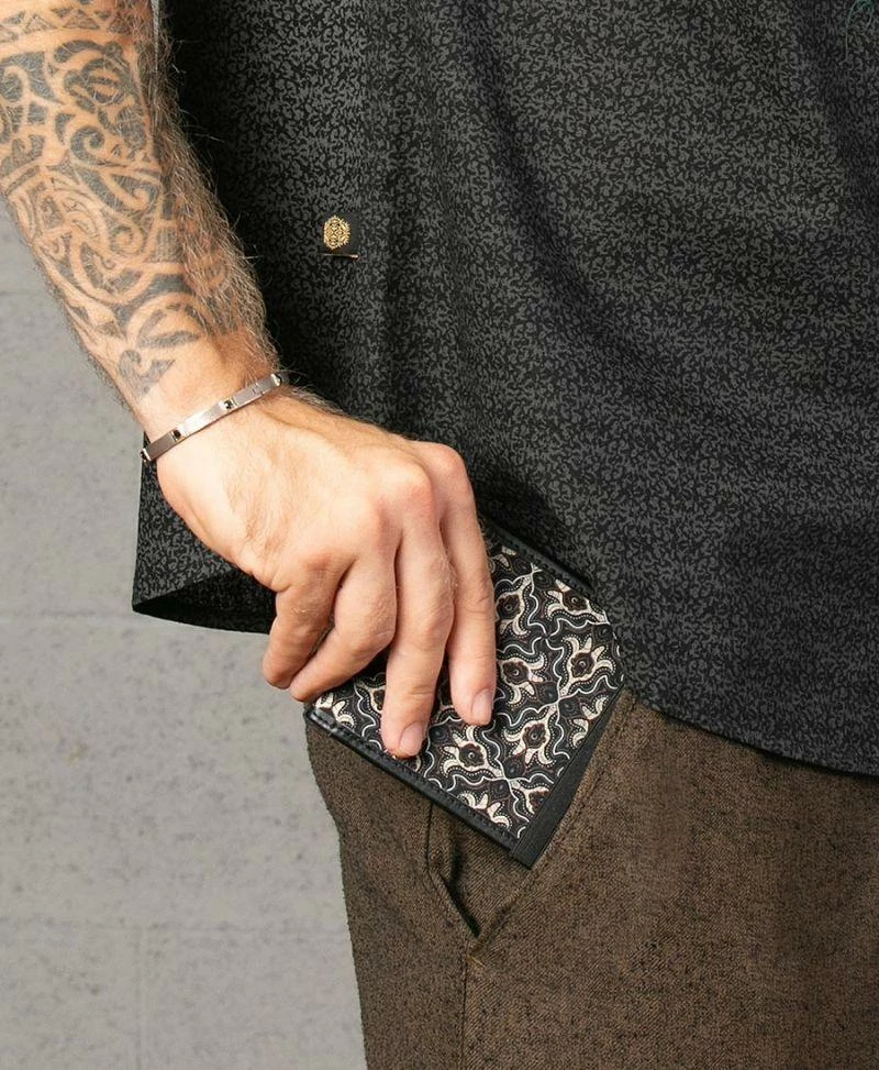 Seed Of Life - "Hamsa" Wallet Men 8 Seed Of Life - "Hamsa" Wallet Men