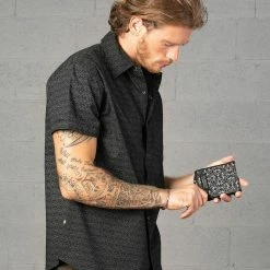 Seed Of Life - "Hamsa" Wallet Men 15 Seed Of Life -