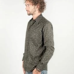 Seed Of Life - "Beez" LS Button Up - Black Men 16 Seed Of Life -