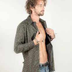 Seed Of Life - "Beez" LS Button Up - Black Men 14 Seed Of Life -