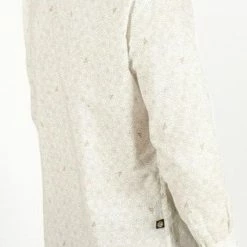 Seed Of Life - "Bees" LS Button Up - White