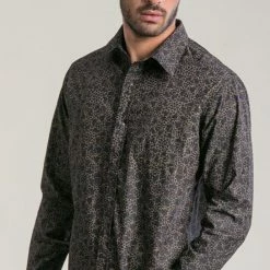 Seed Of Life - "LSD" LS Button Up - Black