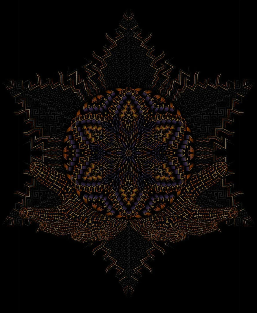 Men Seed Of Life - Anahata Hooded Vest ➟ Olive 6 Men Seed Of Life - Anahata Hooded Vest ➟ Olive