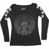 First Earth - Seer Long Sleeve Women's T-SHIRT Charcoal