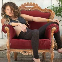 Women Seed Of Life - Shipibo Kené Leggings - Black